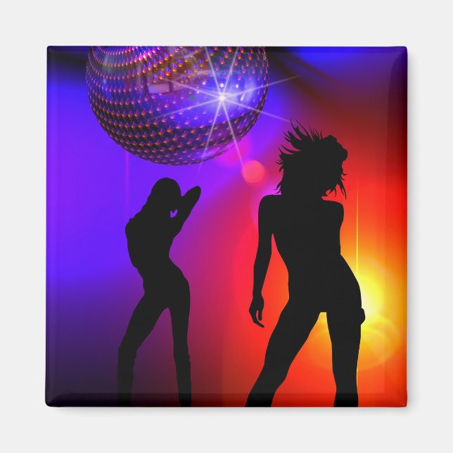 Íman Dançarinos Sob Presente De Dança De Magnett Disco  (Frente)