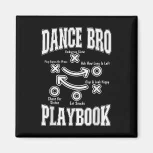 Íman Dance Brother Playbook Comp Engraçado Dançando Org