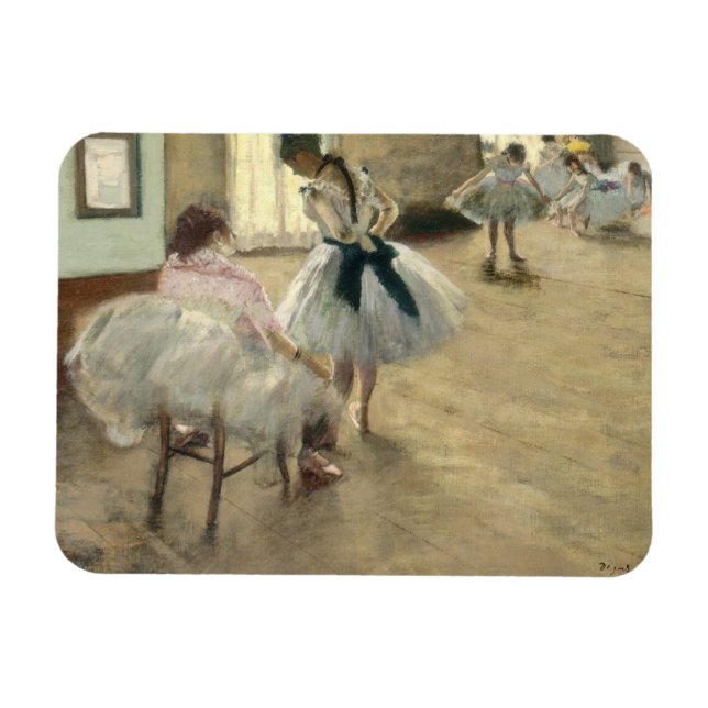 Íman Dance Lesson de Edgar Degas (Horizontal)