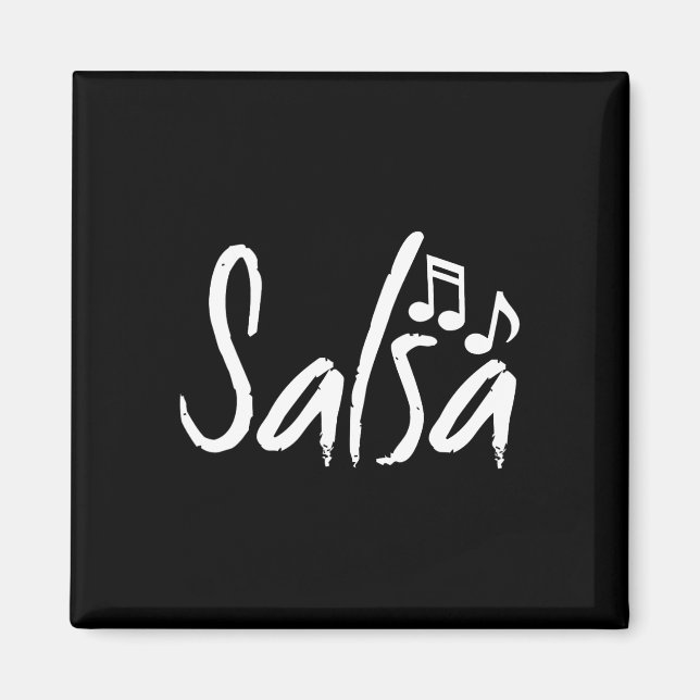 Íman Dance Shirt Salsa Engraçado Dançando Presentes (Frente)