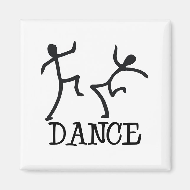 Íman Dance Stick Figures (Frente)