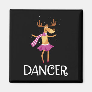 Íman Dancer Prancer Reindeer de Natal