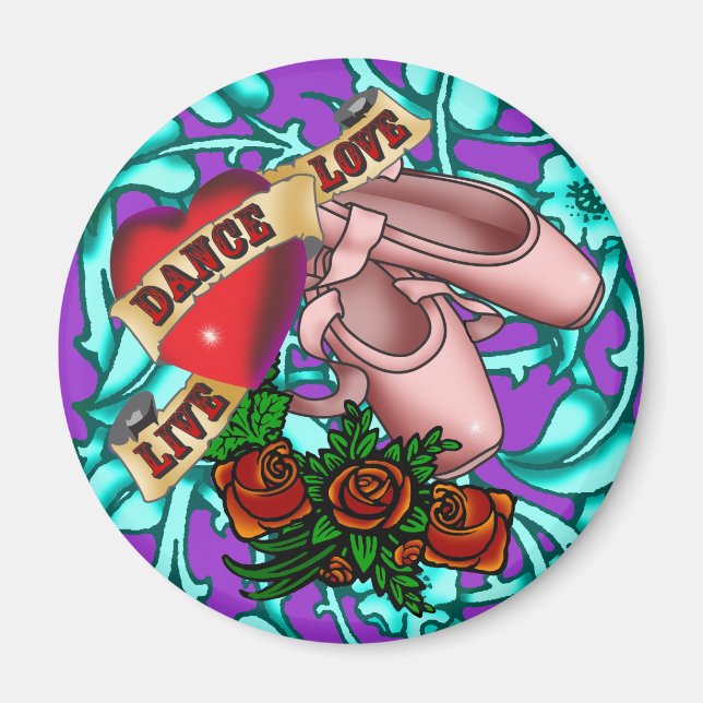 Íman Dancer Tattoo Magnet (Frente)