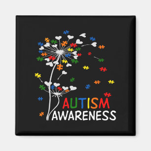 Íman Dandelion Quebra-cabeça Piece Legal Autismo Presen