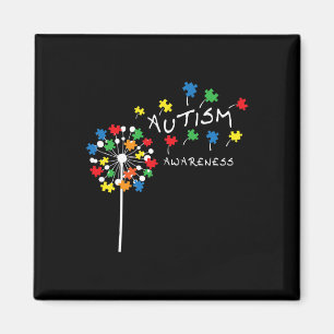 Íman Dandelion Quebra-cabeça Piece Legal Autismo Presen