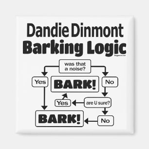 Íman Dandie Dinmont Barking Logic