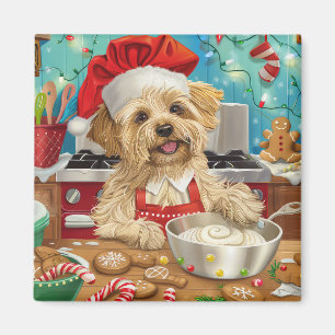 Íman Dandie Dinmont Terrier Holiday Baking: Natal