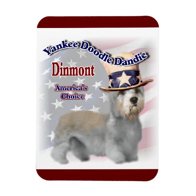 Íman Dandie Dinmont Terrier Humor Político (Vertical)