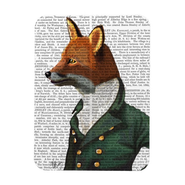 Íman Dandy Fox Portrait (Vertical)