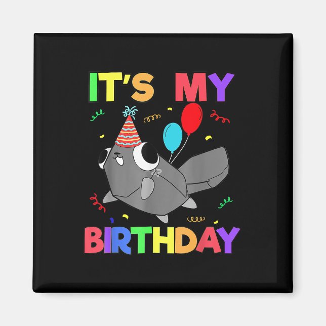 Íman Dandys World Pebble Birthday Decoração Para Crianç (Frente)