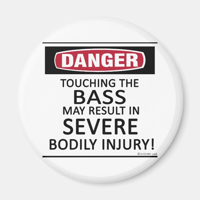 Íman Danger Bass (Frente)