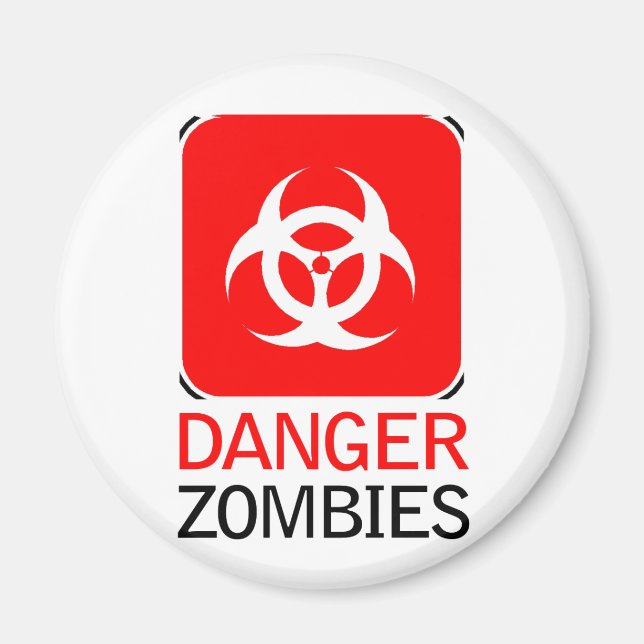 Íman Danger Zombies (Frente)