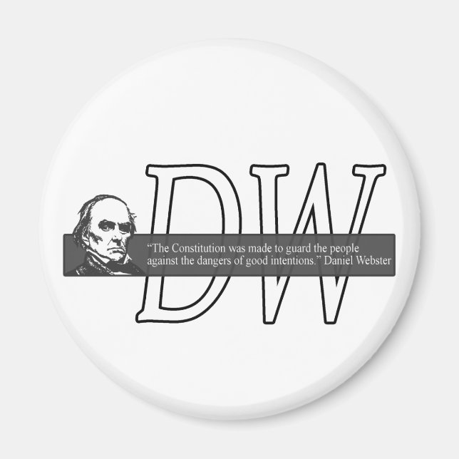 Íman Daniel Webster cita o Magnet (Frente)