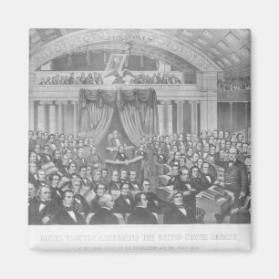 Íman Daniel Webster que endereça os Estados Unidos