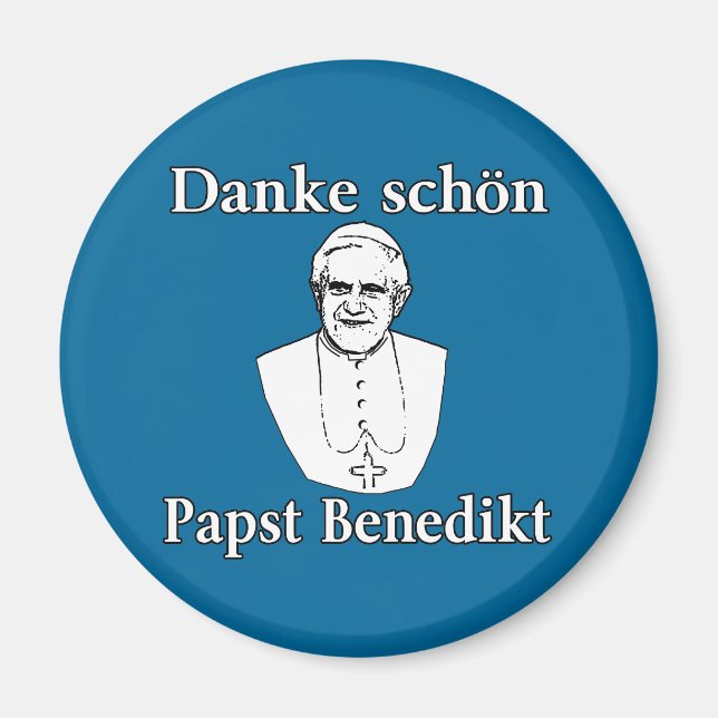 Íman Danke Schon Pope Benedict (Frente)