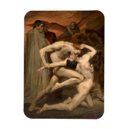 Íman Dante e Virgil no Inferno (por Bouguereau)