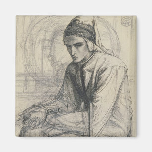 Íman Dante na meditação que guardara uma romã, c.185