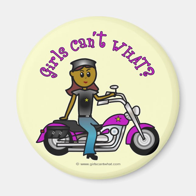 Íman Dark Biker Girl (Frente)