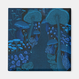 Íman Dark Mushroom Fantasy Navy Blue