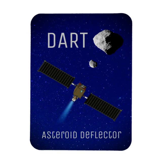 Íman DART Asteroide Defletor Espacial (Vertical)