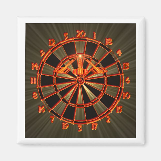 Íman Dartboard mit Darts in die 180 Dartkunst (Frente)