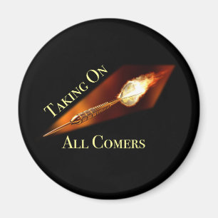 Íman Darts Champion enfrentando todos os clientes