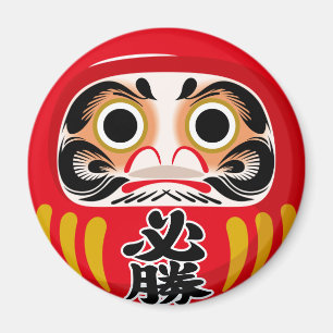 Íman Daruma doll (tradicional charme japonês de sorte)