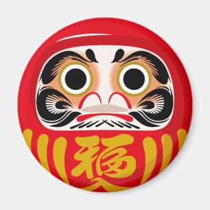 Íman Daruma doll (tradicional charme japonês de sorte)