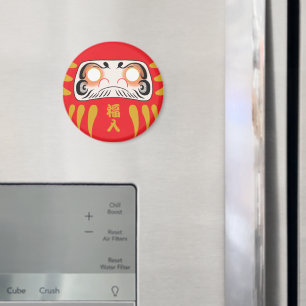 Íman Daruma Japonês (Sem Olhos)