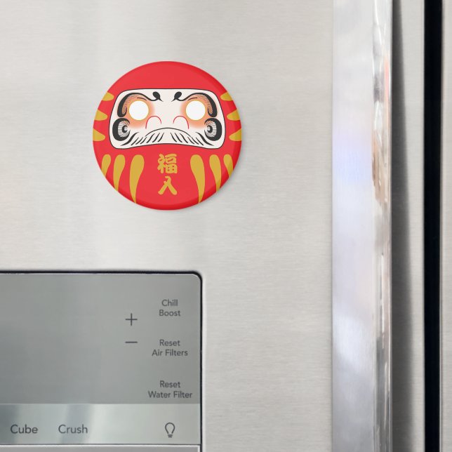 Íman Daruma Japonês (Sem Olhos) (In Situ (Fridge))