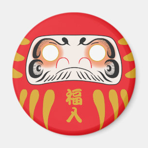 Íman Daruma Japonês (Sem Olhos)