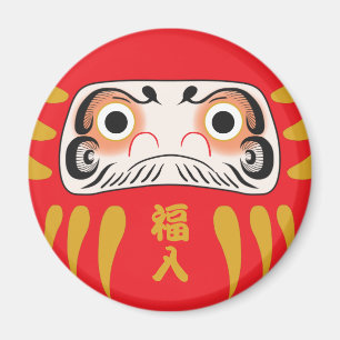 Íman Daruma japonesa (com olhos)