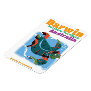 Íman Darwin, Norte Território da Austrália poster de 