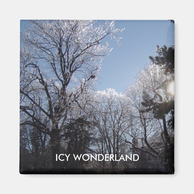 Íman das estações ICY WONDERLAND 4 (Frente)