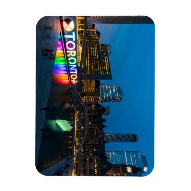 Íman Das Stadtzentrum von Toronto bei Nacht (Vertical)