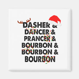 Íman Dasher Dancer Prancer & Bourbon Natal