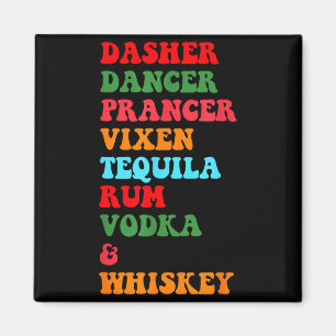 Íman Dasher Dancer Prancer Vixen Tequila Rum Vodka Desi