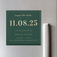Data De Casamento Chic Mínima Não Foto Salvar A Da