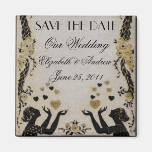 Íman Data Nouveau da noiva do casamento do ~ dos