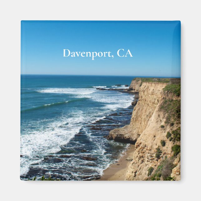 Íman Davenport, California Magnet, rotulada (Frente)