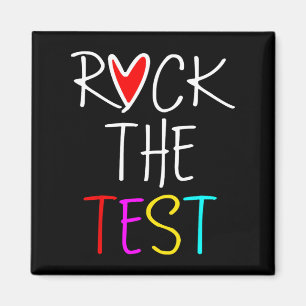 Íman Day Rock The Test Teacher Testing Day Engraçado Pr