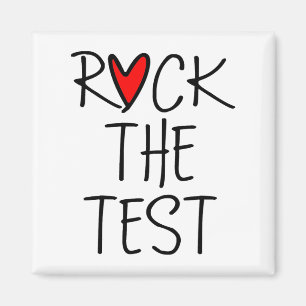 Íman Day Rock The Test Teacher Testing Day Engraçado Pr