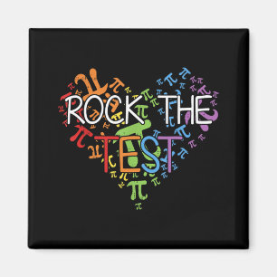 Íman Day Rock The Test Teacher Testing Day Rainbow Teat