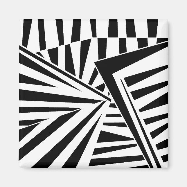 Íman dazzle camouflage(black) (Frente)
