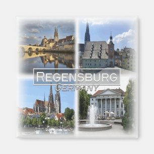 Íman DE0111 Europa, Alemanha, Regensburg, Fridge