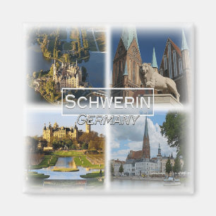 Íman DE0130 Europa, Alemanha, Schwerin, Fridge