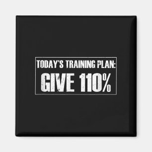 Íman Dê 110% de Malhação de Motivação de Gym