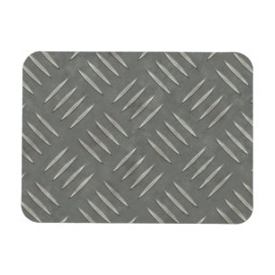 Íman De aço inoxidável da placa do diamante Textured