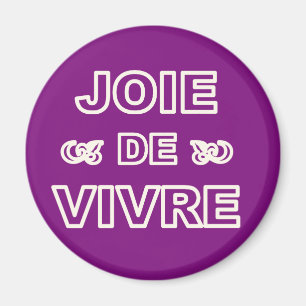 Íman De "alegria francesa joie de vivre" da frase de