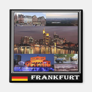 Íman DE - Alemanha - Frankfurt - Collage Mosaico